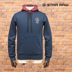 秋冬 G-STAR RAW 裏起毛パーカー CORE HDD SW L/S D16939-A971 伸縮 バイカラー ワッペン刺繍 ストリート アメカジ メンズ ジースター ロゥ【ia207-TAF】