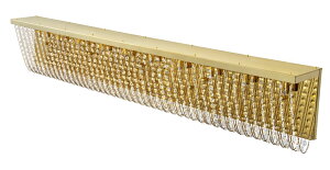 JET �i�C�A�K�� �V�����f���A �����v 1400L ×200H×125D �S�[���h �K���X�N�B�[���r�[�Y / �_�u���`�F�[�� 24V10W×10 ���M���t 594524