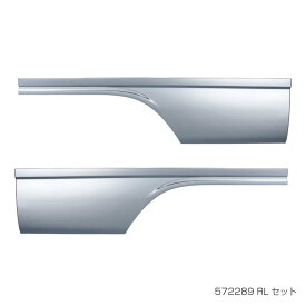 JET メッキ ドア ガーニッシュ LR セット イスズ 2トン NEW PM 07エルフ 標準 ローキャブ トラック 572289