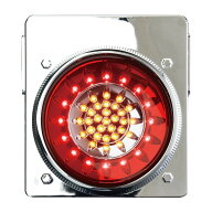 花魁JAPAN　フル46LED テールランプ レッド/クリア ブレーキ&スモール ウィンカータイプ 1ユニット OWRC-02