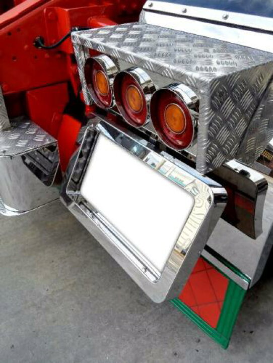 楽天市場】アートフレンド オリジナル 角R ナンバー枠 大型用 
