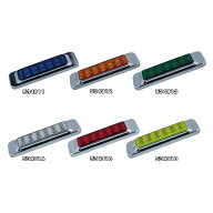 JET LED 12 スクエア 型 サイドマーカー ランプ BL AM GR WH RE YE 24V 6色展開 トラック 534911 534912 …
