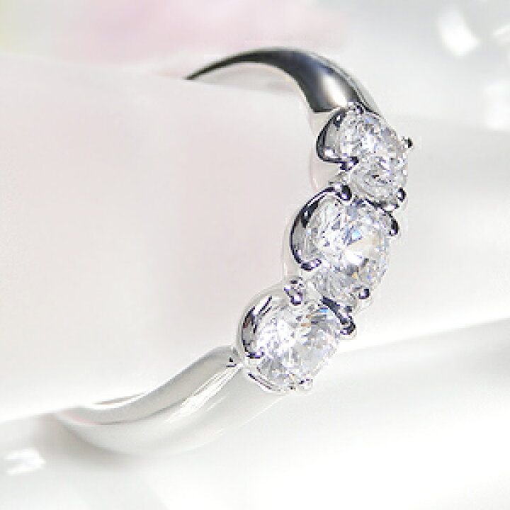 楽天市場】Pt900 ダイヤモンド リング 【0.80ct】【H-SIクラス 
