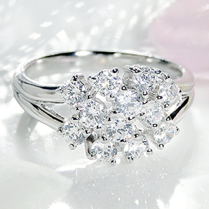 楽天市場】pt900 ダイヤモンドリング【H-SIクラス】【1.0ct 