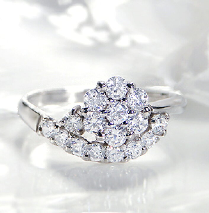 楽天市場】Pt900【0.75ct】ダイヤモンド リング おしゃれ 上品 