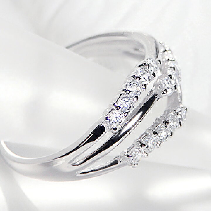 楽天市場】Pt950 【0.30ct】3連 ダイヤモンド リング上品 おしゃれ 