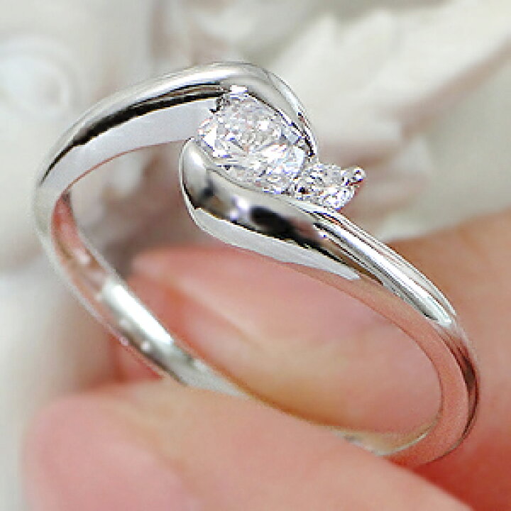 楽天市場】Pt950【0.27ct】ダイヤモンド リングブライダルリング 指輪 