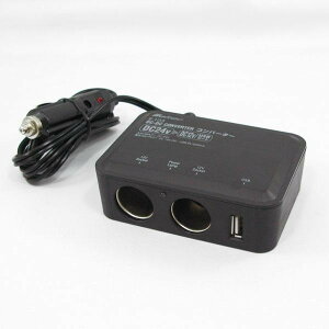 厩H Meltec DC DCRo[^[ fRfR DC24VDC12V VK[\Pbg 236W USB|[g 1500mA i3A E-103