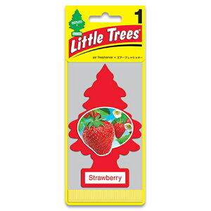 メール便可 メテオAPAC リトルツリー LittleTrees エアーフレッシュナー ストロベリー 吊り下げ式芳香剤 10312