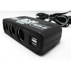 DCDCRo[^[ fRfR  gbN DC24VdDC12Vɕϊ USB|[g×2(2.1A+1A) DC12V\Pbg×3 X}z[d uCX BS-250