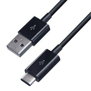 JV USB[d&P[u 50cm A-C BK Type-C \} USBP[u p\Rւ̃f[^[] ubN AJ-472