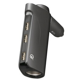 カーメイト USB電源 3ポート クイックチャージ3.0対応+ソケット ブラック 12V車専用 急速充電対応 オートチャージIC内臓 リバーシブルUSBポート CZ428