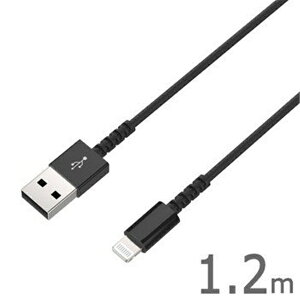 JV USB[d&P[u 1.2m LN ɍ BK X}[gtH ^ubg obe[ [d iPhone KL-101