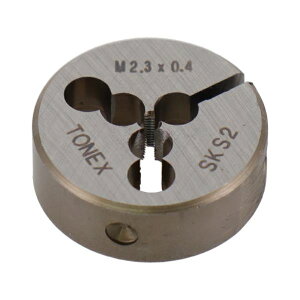 TONEX �˂��؂�_�C�X �O�a25mm �˂��a2.3mm×�s�b�`0.4mm �O���R�[�|���[�V���� M2.3-0.4