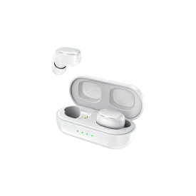 完全ワイヤレス ステレオイヤホン 低遅延/動画用 WH イヤホン ワイヤレス 白 動画視聴 長時間再生 低遅延 防水性能 マイク機能 カシムラ BL-111