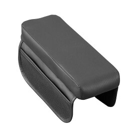 アームレストサイドポケットS 車内 収納 ひじ置き ひじ掛け スマホ 駐車券 小物入れ ブラック 伸縮バンド クッション付き 運転席 軽自動車 セイワ WA164