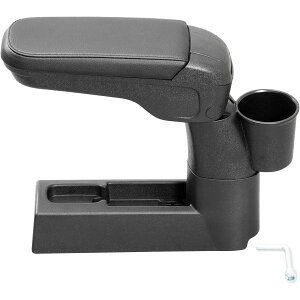 ダイハツ・ハイゼットカーゴ専用アームレストBタイプ 車内収納 ひじ掛け ドリンクホルダー 簡単取付 コンパクト収納 小物入れ 運転席 足踏み式 セイワ WA168