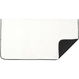 楽らくマグネットカーテンLL 遮熱 UV 紫外線カット 遮光 放射冷却素材 吸盤不要 簡単取付 2枚入り 車内 日除け 車中泊 ワンボックス セイワ Z122