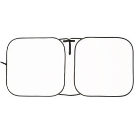 ポップアップサンシェードM 放射冷却素材 UV 紫外線カット 車内 遮熱 ワイヤー内蔵 収納袋付き 遮光 日除け 普通車 セイワ Z124