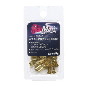 Jv[p[qZbg 8Zbg oCN dn p[c ڑ XyA[q 250^ ^ DC6V 100Wȉ DC12V 200Wȉ AV(S)0.5-2sq G[ 30046