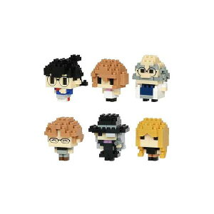 ナノブロック ミニナノ 名探偵コナン Vol.4 1BOX 6種コンプリート 江戸川コナン 灰原哀 阿笠博士 沖矢昴 ジン ベルモット おもちゃ プレゼント カワダ NBMC_53