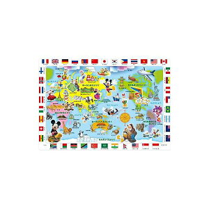 ミッキーマウスと世界地図であそぼう! 玩具 おもちゃ テンヨー DC-60-145