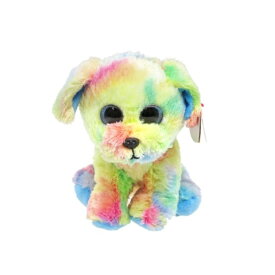 Beanie Babies マックス Mサイズ 動物 ぬいぐるみ プレゼント こども かわいい ふわふわ キラキラ おもちゃ 15cm 誕生日 4月2日 いぬ カラフル Ty 40448