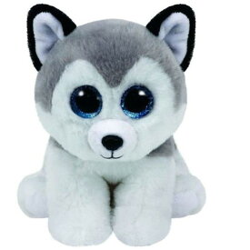 Beanie Babies バフ Mサイズ 動物 ぬいぐるみ プレゼント こども かわいい ふわふわ キラキラ おもちゃ 15cm 誕生日 11月28日 ハスキー いぬ Ty 42183