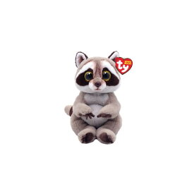 Beanie Bellies ペティ Mサイズ 動物 ぬいぐるみ プレゼント こども かわいい ふわふわ おもちゃ 15cm 誕生日 5月19日 アライグマ グレー Ty 41284