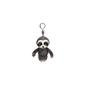 Beanie Boo's ダングラー KCサイズ 動物 キーホルダー ぬいぐるみ プレゼント こども かわいい おもちゃ 10cm 誕生日 2月22日 ナマケモノ グレー Ty 36559