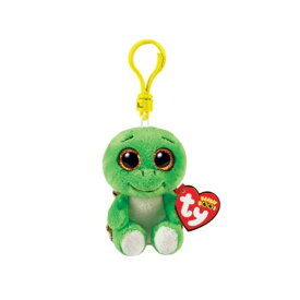 Beanie Boo's ターボ KCサイズ 動物 キーホルダー ぬいぐるみ プレゼント こども かわいい おもちゃ 10cm 誕生日 10月8日 カメ グリーン 困り眉 Ty 35250