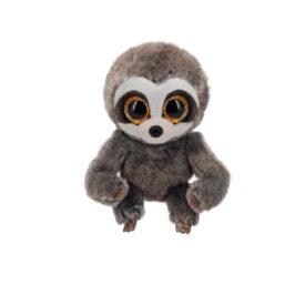 Beanie Boo's ダングラー Mサイズ 動物 ぬいぐるみ ふわふわ プレゼント こども かわいい おもちゃ 15cm 誕生日 2月22日 ナマケモノ グレー ラメ Ty 36215