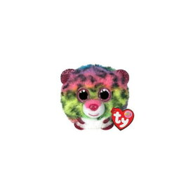 Beanie Balls ドッティ PUFサイズ Puffies 小さい 丸い 動物 ぬいぐるみ かわいい おもちゃ 7×9cm 誕生日 6月16日 ヒョウ レオパード レインボー Ty 42519