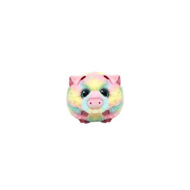 Beanie Balls ピガッソ 手のひらサイズ 小さい 丸い 動物 ぬいぐるみ ふわふわ かわいい おもちゃ 7×9cm 誕生日 10月25日 ブタ パステルカラー Ty 42551