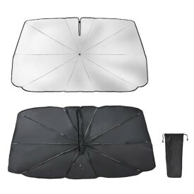 ワンタッチサンシェードL カー用品 フロント 日除け 日焼け対策 カバー 折りたたみ チタン銀 UV 紫外線カット 遮光 車内 車中泊 日差し 傘 Z142 セイワ