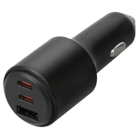 PDQCチャージャー 3P 65W BK カー用品 車内 電源 充電 DCソケットブラック USB-A USB-C ノートPC スマホ PD 同時充電 12V車専用 Switch SA517 カーメイト