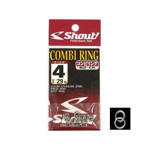 Shout! �R���r�����O COMBI RING 82-CR #4 3 29lb 4�� 07303 �V���E�g