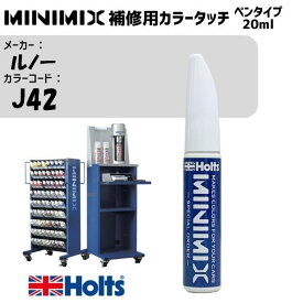 ルノー J42 ミントブルーM MINIMIX カラータッチ 20ml タッチペン 調合塗料 車 塗装 補修 holts ホルツ MH8910