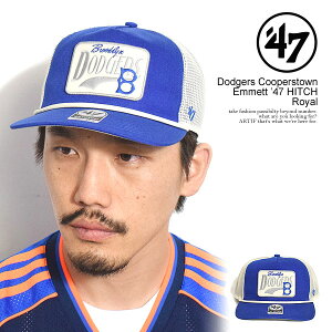 '47 �t�H�[�e�B�[�Z�u�� Dodgers Cooperstown Emmett �f47 HITCH Royal �����Y �L���b�v �h�W���[�X �q�b�` ���b�V���L���b�v �������� �X�g���[�g