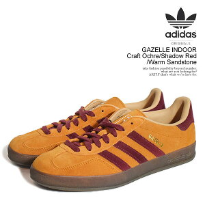 adidas Originals AfB_X IWiX GAZELLE INDOOR Craft Ochre/Shadow Red/Warm Sandstone Y Xj[J[ K[ TbJ[V[Y  Xg[g