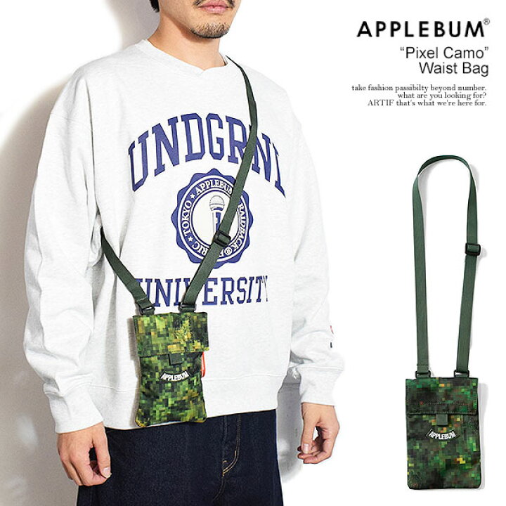 楽天市場】APPLEBUM アップルバム “Pixel Camo” Neck Pouch メンズ 