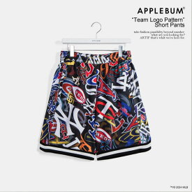 APPLEBUM アップルバム “Team Logo Pattern” Short Pants メンズ パンツ ショートパンツ ニューヨークヤンキース 送料無料 ストリート