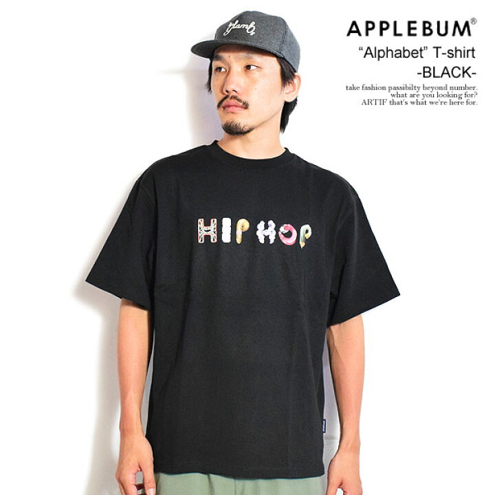 楽天市場】APPLEBUM アップルバム “Alphabet” T-shirt 12oz -BLACK 