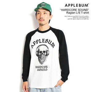 APPLEBUM Abvo gHARDCORE SOUNDh Raglan L/S T-shirt Y TVc  T O  Xg[g