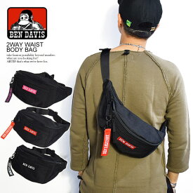 BEN DAVIS ベンデイビス 2WAY WAIST BODY BAG メンズ ボディバッグ ウエストポーチ バッグ 鞄 カバン おしゃれ かっこいい カジュアル ファッション ストリート bendavis ベンデービス