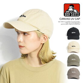 BEN DAVIS ベンデイビス CANVAS UV CAP メンズ レディース キャップ ローキャップ UVカット 帽子 ストリート