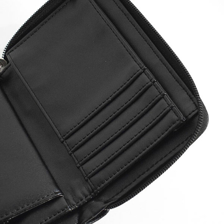 BEN DAVIS ベンデイビス ROUND ZIP WALLET -fake grained leather- メンズ 二つ折り財布 財布  フェイクレザー ストリート ＡＲＴＩＦ