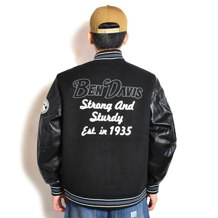楽天市場】BEN DAVIS ベンデイビス BD STADIUM JACKET -80A- メンズ 