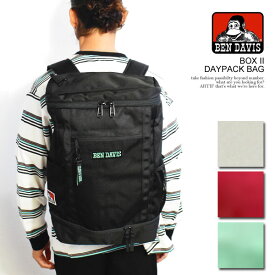 BEN DAVIS ベンデイビス BOX II DAYPACK BAG メンズ デイパック バッグ バックパック リュック 鞄 カバン 送料無料 ストリート おしゃれ かっこいい bendavis ベンデービス