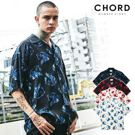 70％OFF SALE セール CHORD NUMBER EIGHT コードナンバーエイト HINOTORI OPEN COLLAR chordnumbereight メンズ シャツ 送料無料 ストリート